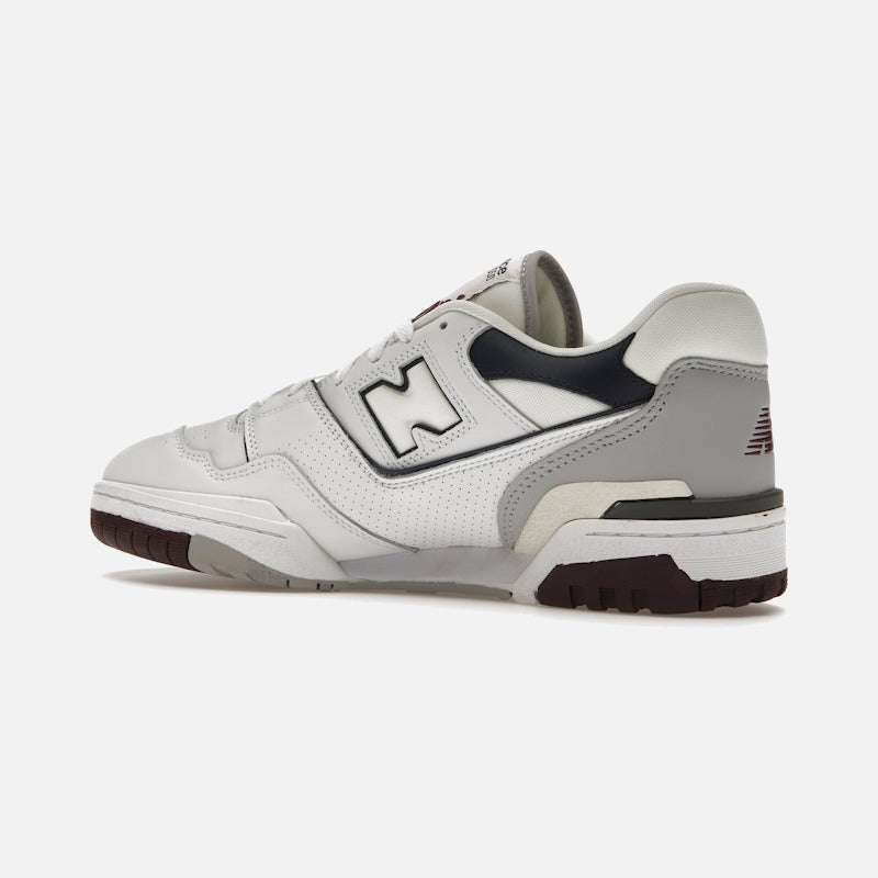 New balance 550 white natural indigo burgundy