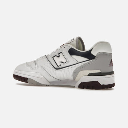 New balance 550 white natural indigo burgundy