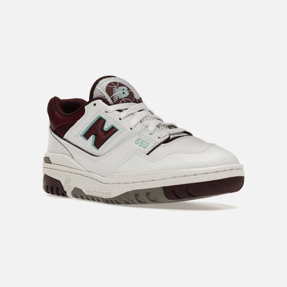 new balance 550 burgundy cyan