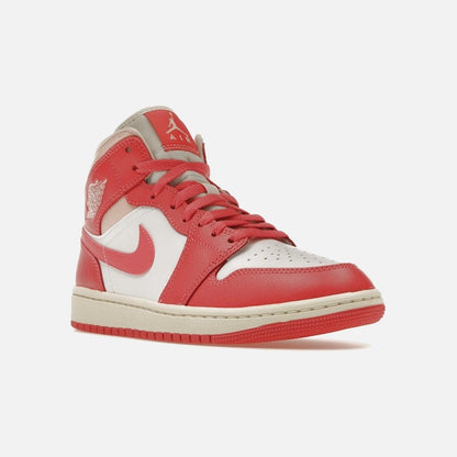 Jordan 1 Mid Strawberries And Cream (Women's)