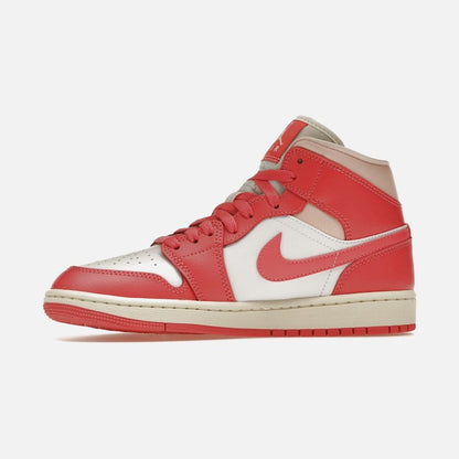 Jordan 1 Mid Strawberries And Cream (Women's)