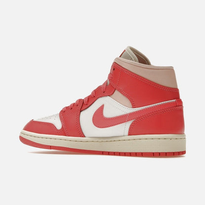 Jordan 1 Mid Strawberries And Cream (Women's)