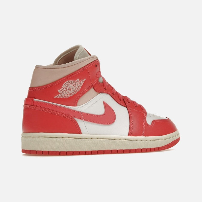 Jordan 1 Mid Strawberries And Cream (Women's)