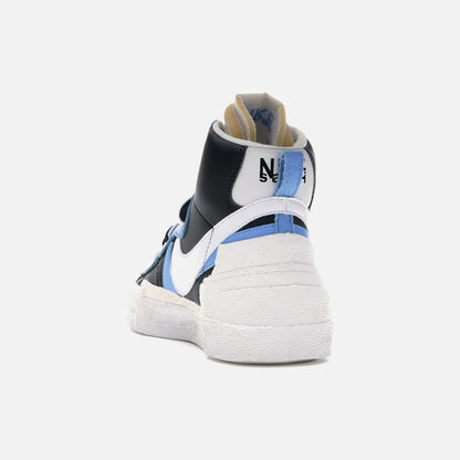 nike blazer mid sacai white black legend blue