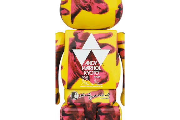 Bearbrick Andy Warhol Cow Wallpaper 100% & 400% Set
