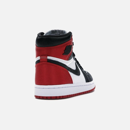 Jordan 1 Retro High Satin Black Toe (women's)