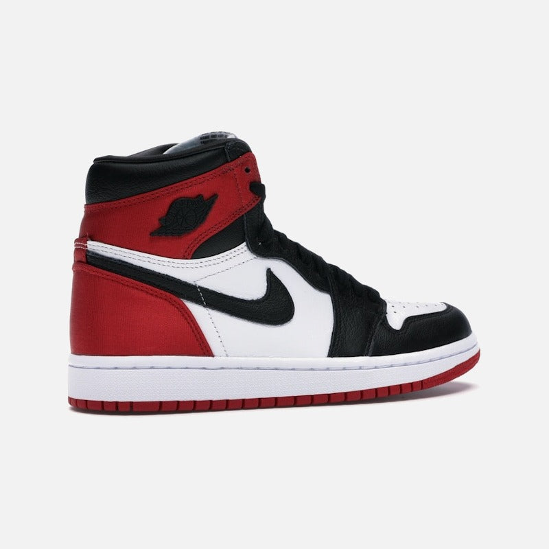 Jordan 1 Retro High Satin Black Toe (women's)