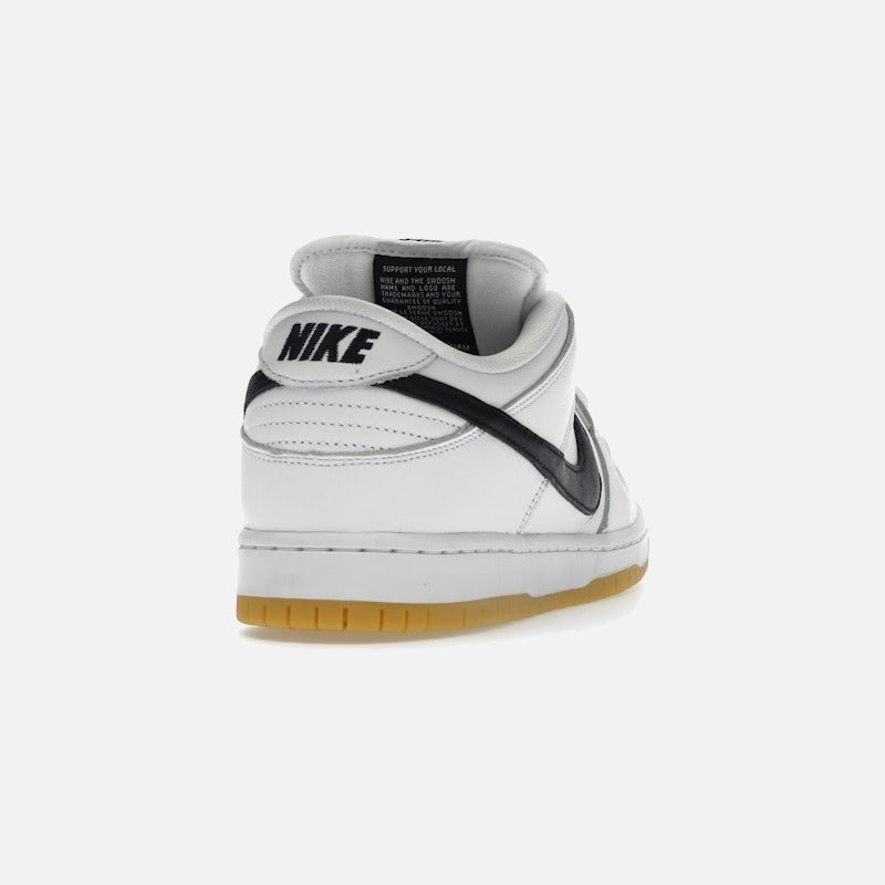 nike sb dunk low white gum