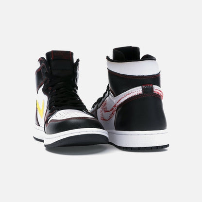 Jordan 1 Retro High Defiant White Black Gym Red