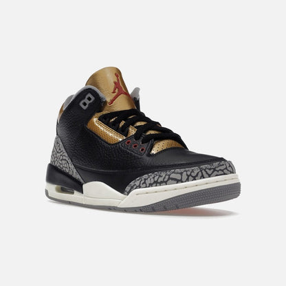 Jordan 3 Retro Black Cement Gold