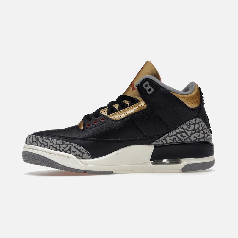 Jordan 3 Retro Black Cement Gold