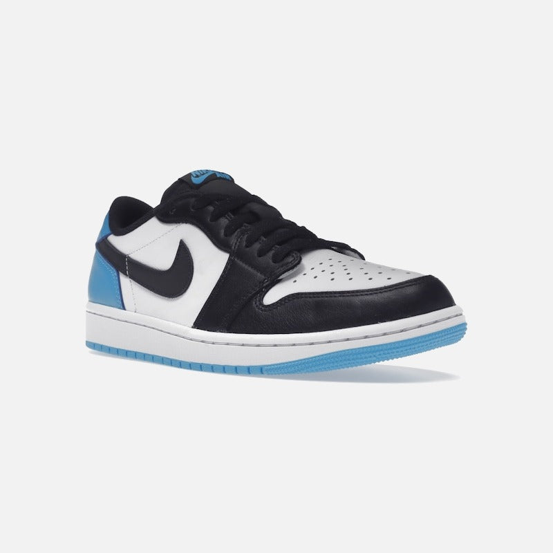 jordan 1 retro low og black dark powder blue