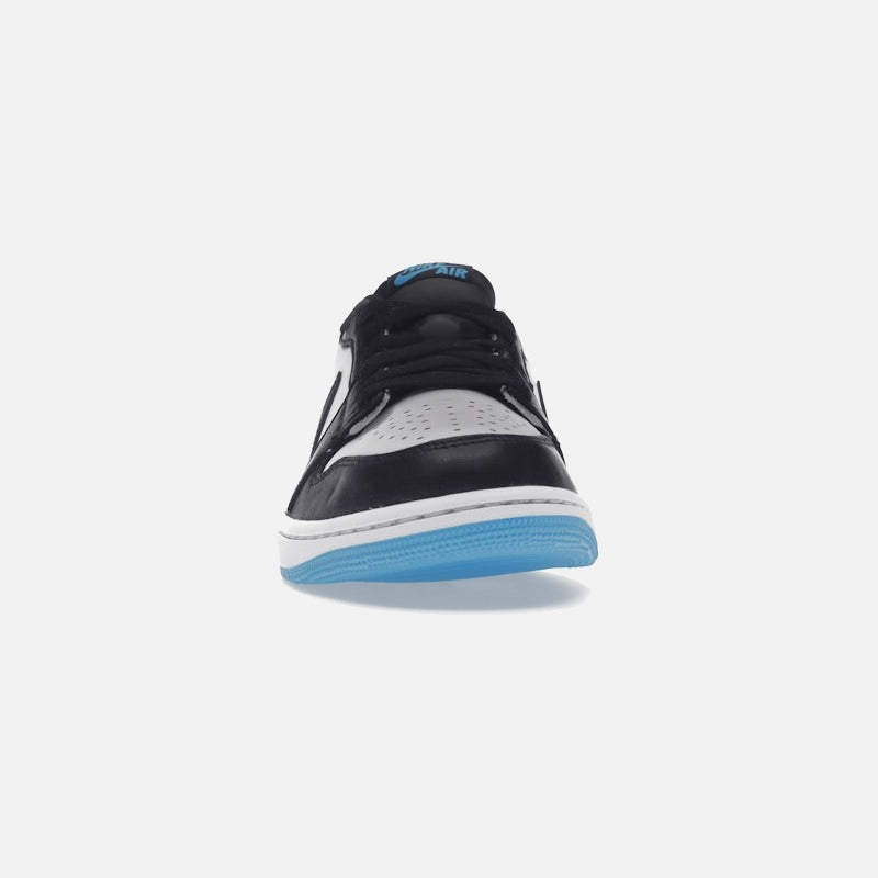 jordan 1 retro low og black dark powder blue