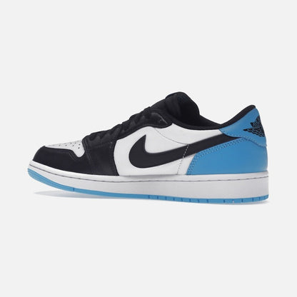 jordan 1 retro low og black dark powder blue