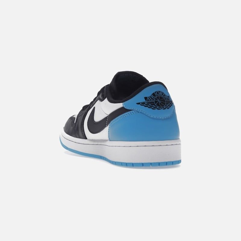 jordan 1 retro low og black dark powder blue