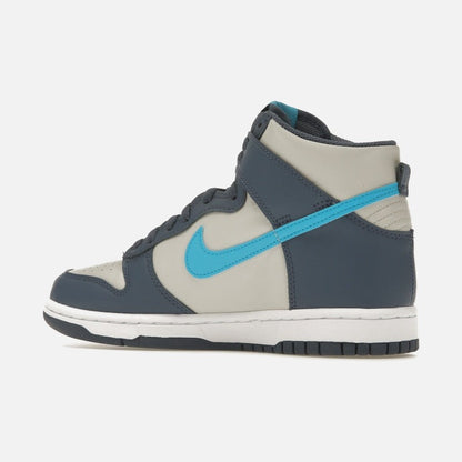 nike dunk high light bone diffused blue (gs)