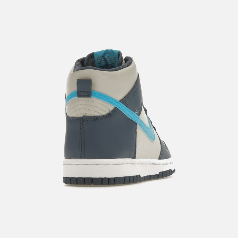 nike dunk high light bone diffused blue (gs)