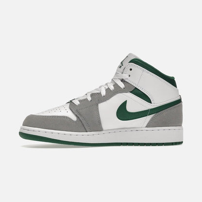 jordan 1 mid se white pine green smoke grey (gs)