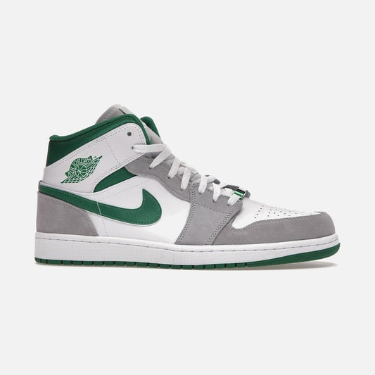Jordan 1 mid grey green