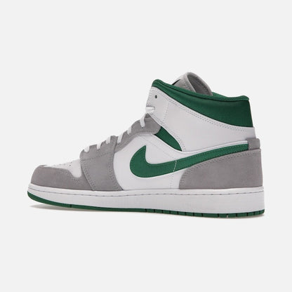Jordan 1 mid grey green