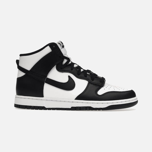 nike dunk high black white (2021)