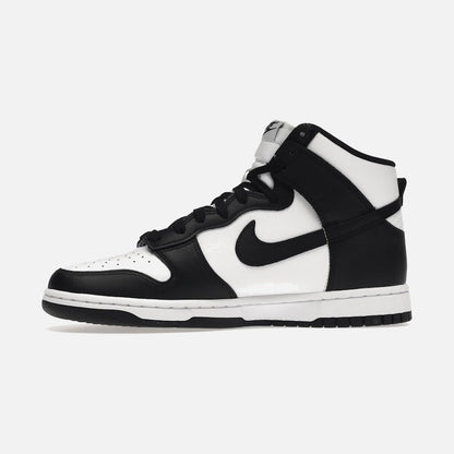 nike dunk high black white (2021)