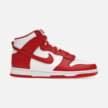 Nike dunk high championship white red