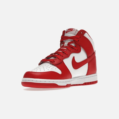 Nike dunk high championship white red
