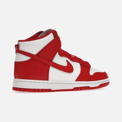 Nike dunk high championship white red
