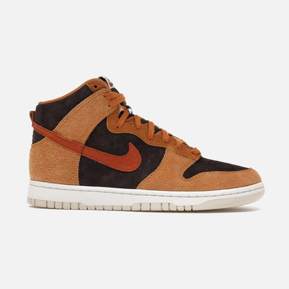 Nike dunk high prm dark russet