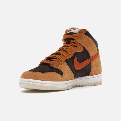 Nike dunk high prm dark russet