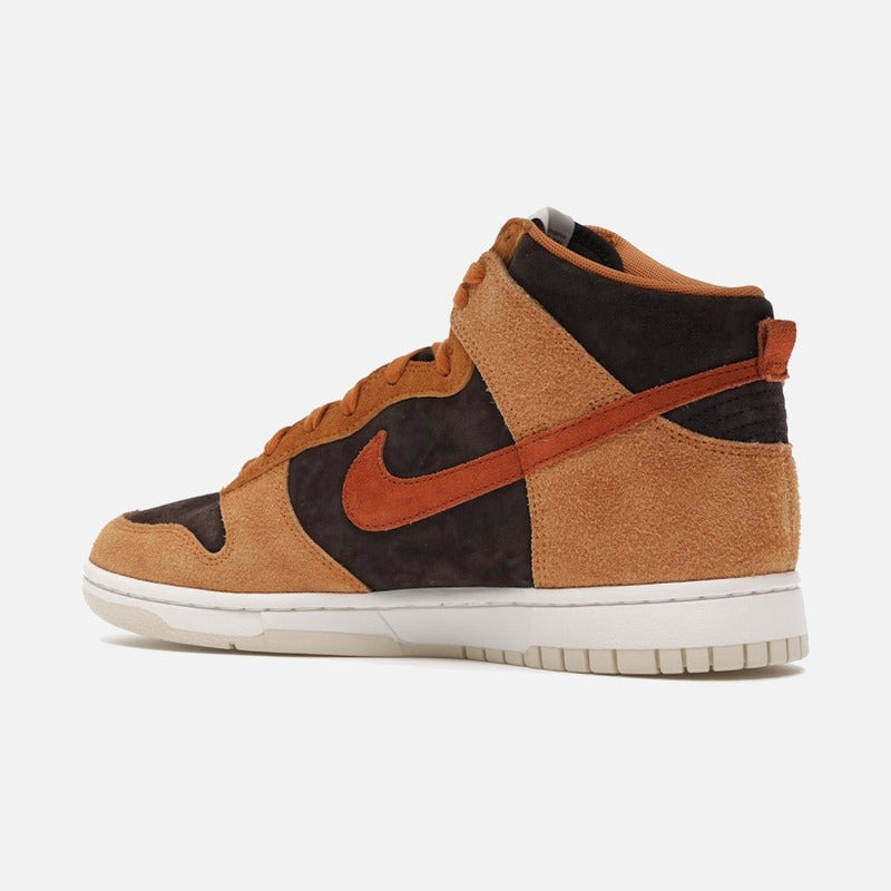Nike dunk high prm dark russet