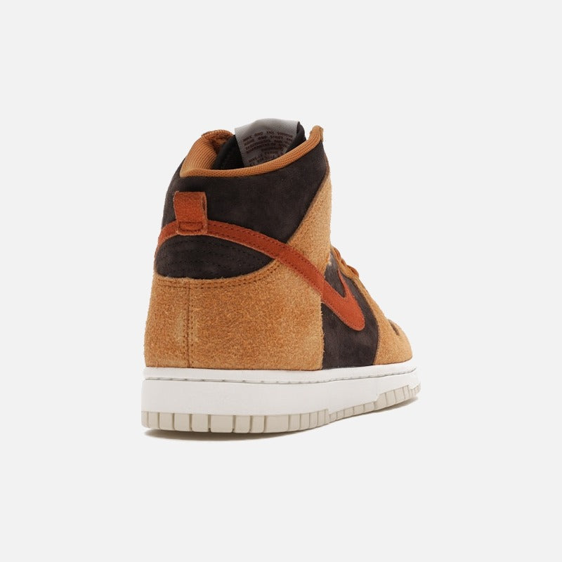 Nike dunk high prm dark russet