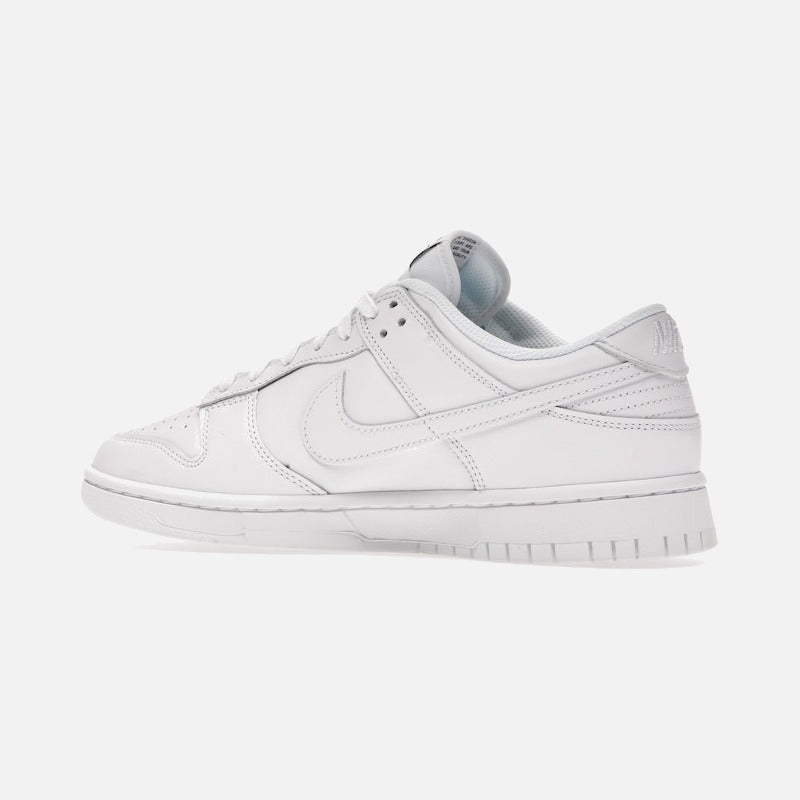 nike dunk low triple white (2021) (w)