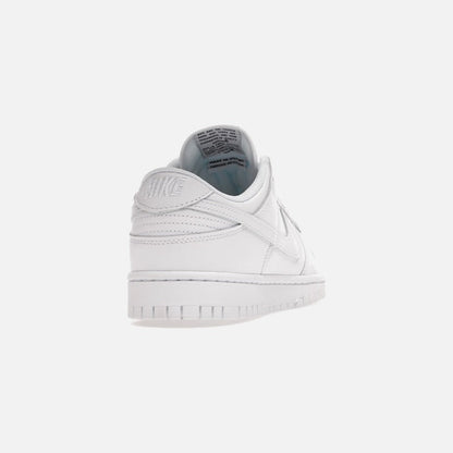 nike dunk low triple white (2021) (w)