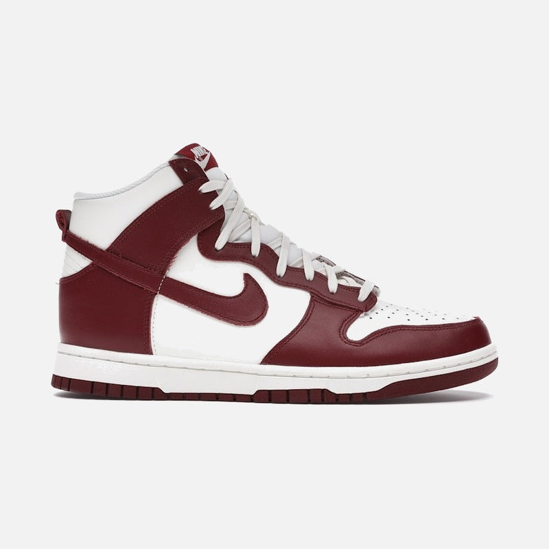 Nike Dunk High Sail Team Red