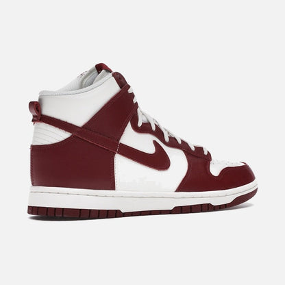 Nike Dunk High Sail Team Red