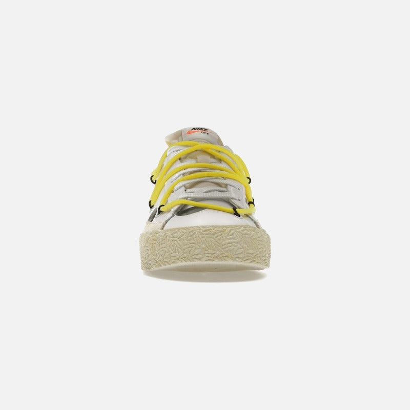 nike blazer low off-white university red