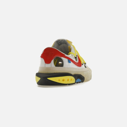nike blazer low off-white university red