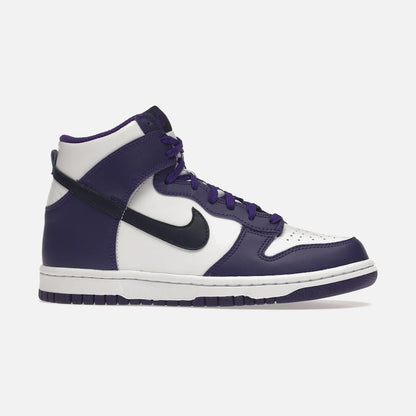 nike dunk high electro purple midnght navy (gs)