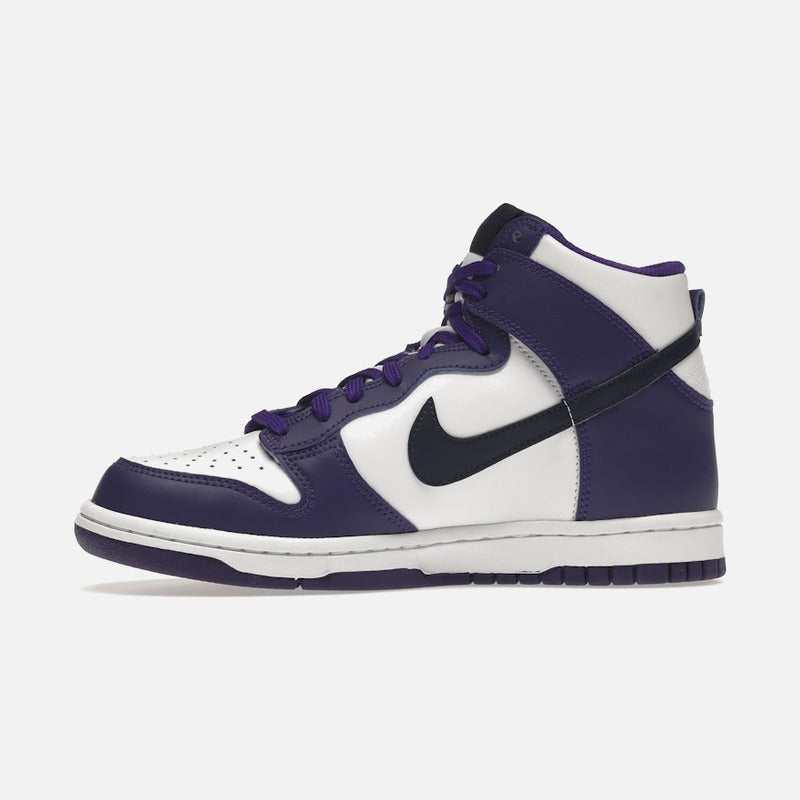 nike dunk high electro purple midnght navy (gs)