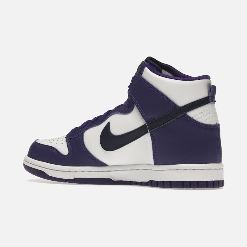nike dunk high electro purple midnght navy (gs)