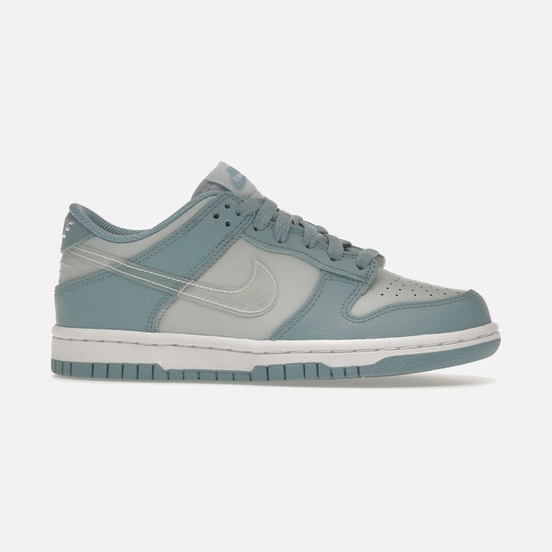 nike dunk low clear blue swoosh (gs)