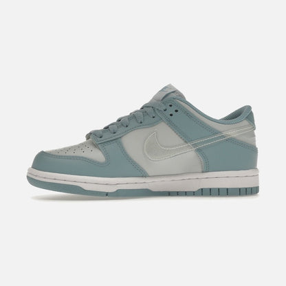 nike dunk low clear blue swoosh (gs)