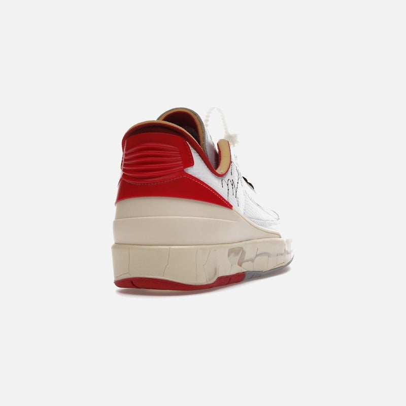 jordan 2 retro low sp off-white white red