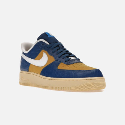 Nike Air Force 1 Low Sp Undefeated 5 On It Blue Yellow Croc