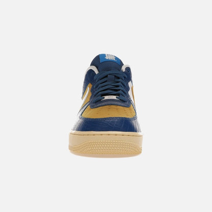 Nike Air Force 1 Low Sp Undefeated 5 On It Blue Yellow Croc