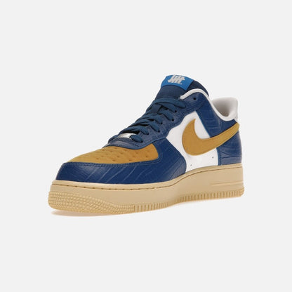 Nike Air Force 1 Low Sp Undefeated 5 On It Blue Yellow Croc
