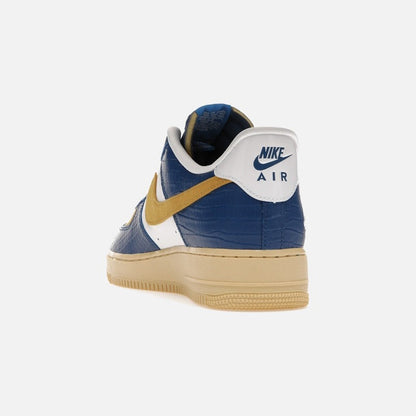 Nike Air Force 1 Low Sp Undefeated 5 On It Blue Yellow Croc