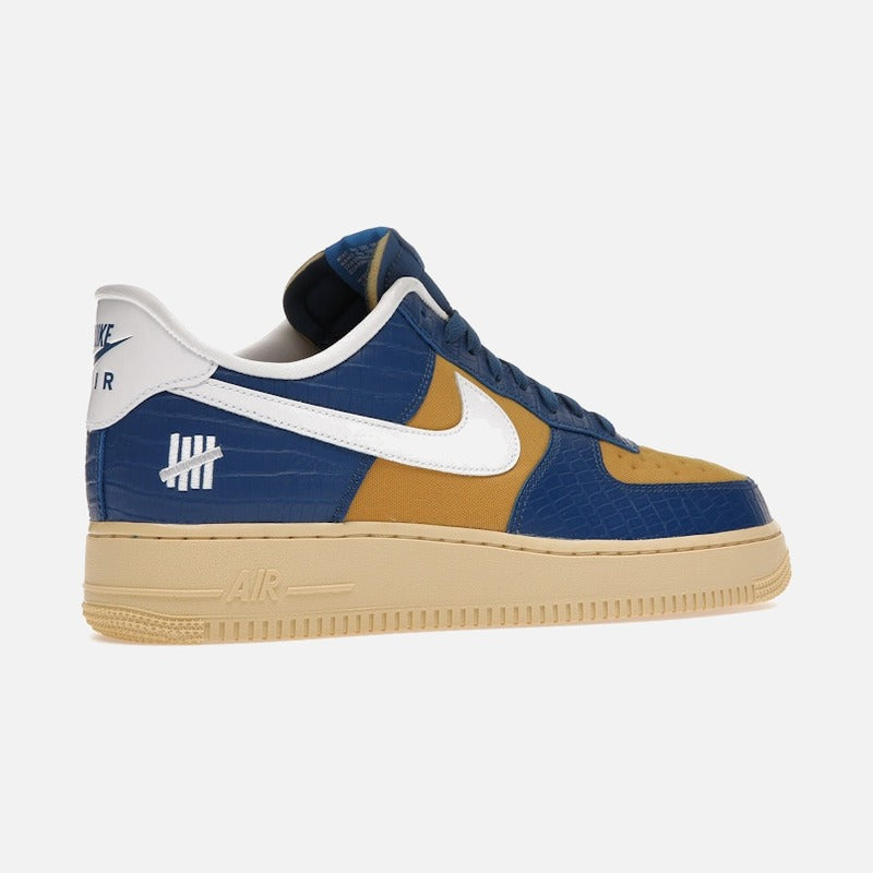 Nike Air Force 1 Low Sp Undefeated 5 On It Blue Yellow Croc
